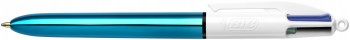 Bolígrafo multifunción 4 colores punta 1 mm. azul Shine Bic *